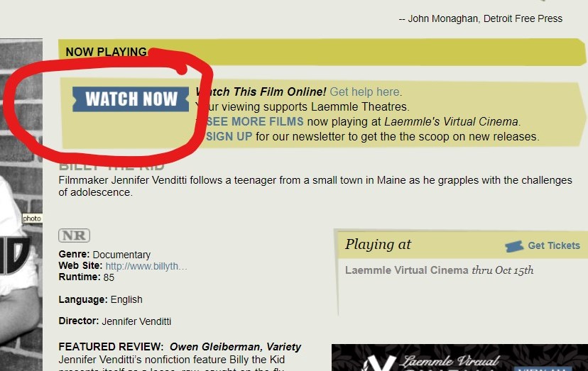 How to Rent (and watch) a Film > Laemmle Theatres